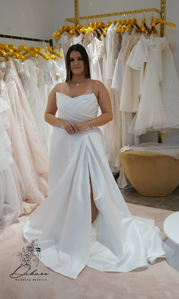 Vestido de Noiva cai-cai